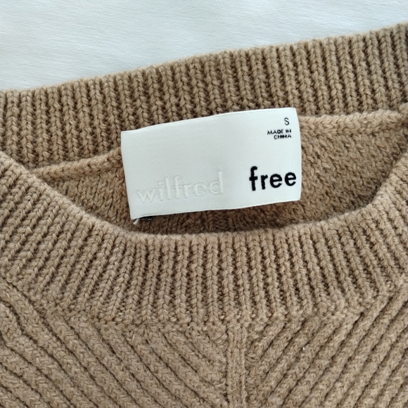 Wilfred Free Isabelli sweater in Tan size small - Picture 3 of 4